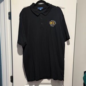 Port Authority Black Polo with OB Builders Florida Emblem